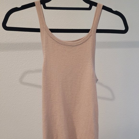 NakedCashmere Cream Tank Top - Picture 1 of 4